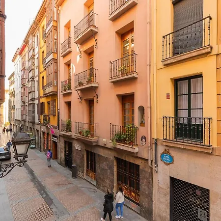 Ronda Street In The Heart Of Old Town Bilbao