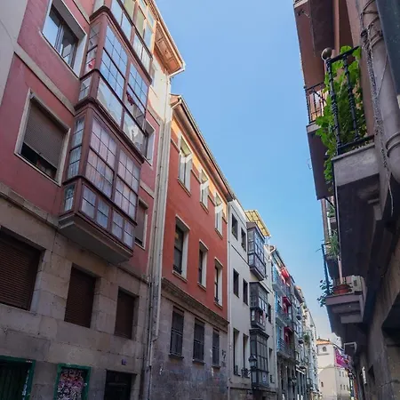 Ronda Street In The Heart Of Old Town Bilbau